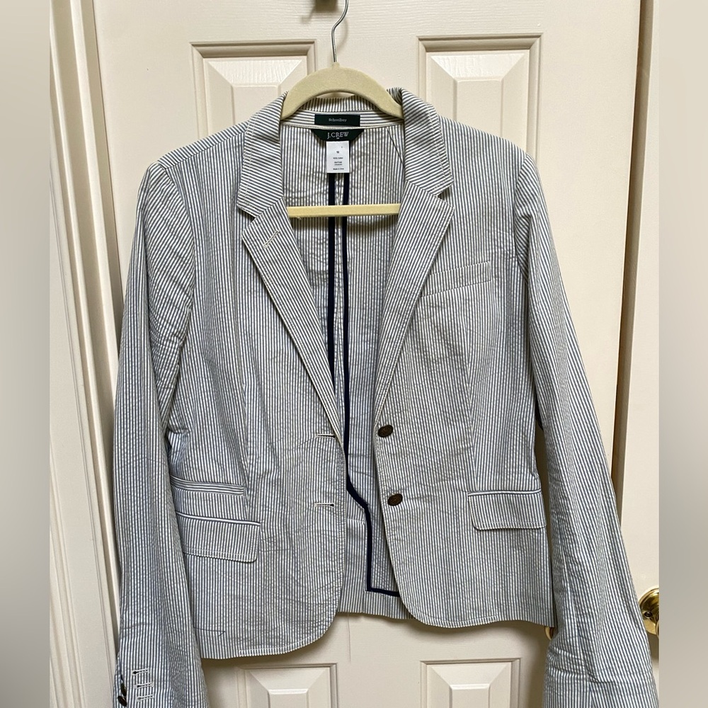 J.Crew Striped Blazer